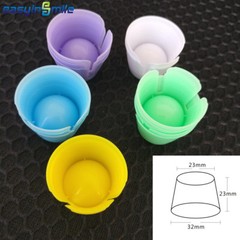 100XPlastic Dental Dappen Dish Disposable Mixing Bowls Multi-purpose Mixed Color