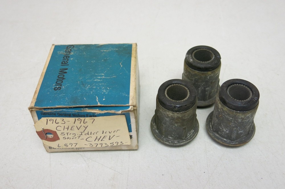 Vintage GM Bushing Idler Lever Short (3 Pcs) fits 1963-1967 Chevy II (3793593)