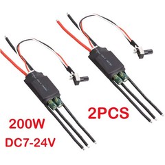 Brushless Motor Driver BLDC ESC Speed Controller 2pcs 3-phase 7-24V 200W