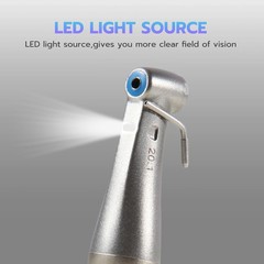 Dental 1:5 LED Fiber Optic Contra Angle Handpiece compatible NSK Ti-MAX X95L