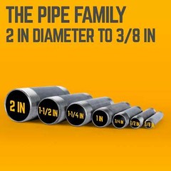3/8 in. x 3 1/2 in. Black Pipe