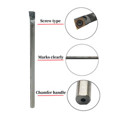 SOLID CARBIDE C06K-SCLCR06 INDEXABLE LATHE BORING BAR 6 MM SHANK