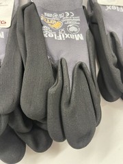 4 Pairs Medium MaxiFlex Ultimate Nitrile Coated Work Gloves Touchscreen 34-874T