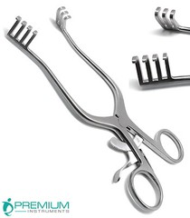 4 Pcs Weitlaner Retractors 4.5″, 5.5″, 6.5″, 7″ Blunt 3×4 Prongs Surgical Tools