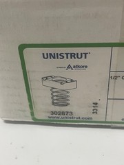 100 Count Box – Unistrut 1/2-13 Spring Nuts for Unistrut B-Line Channel N1010 EG