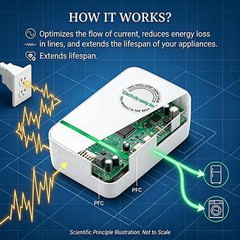 New Universal Energy Saving Box Reduce Electricity Bills Plug and Play Power