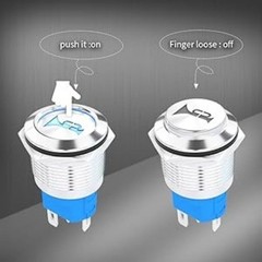 Horn Button Switch 12 Volt Momentary Push Button Switch ,Air Horn Button Switch
