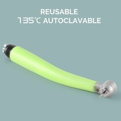 2 Color Dental LED Integrate E-generator High Speed Handpiece 3 Way Spray 4Holes
