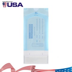 200pcs/Box Dental Self-Sealing Sterilization Pouches Bags Nail Art Tool 2.25”x5”