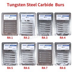 5-100 8 Types Dental Round Carbide Bur for Slow Speed Latch Type RA 1# – 8# Burs