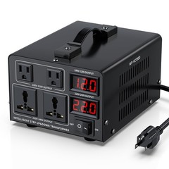 Jlouneo 1500W Voltage Converter Transformer110V To 220V Or 220V To 110V Step