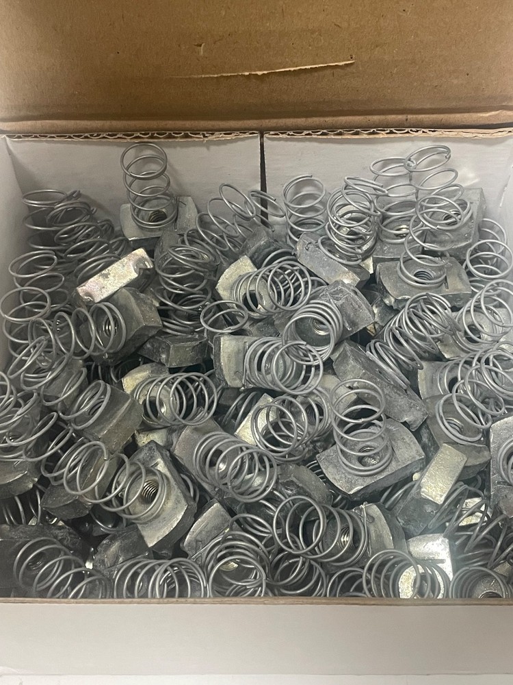 100 Count Box Unistrut 3/8-16 Spring Nuts for Unistrut B-Line Channel N1008 EG