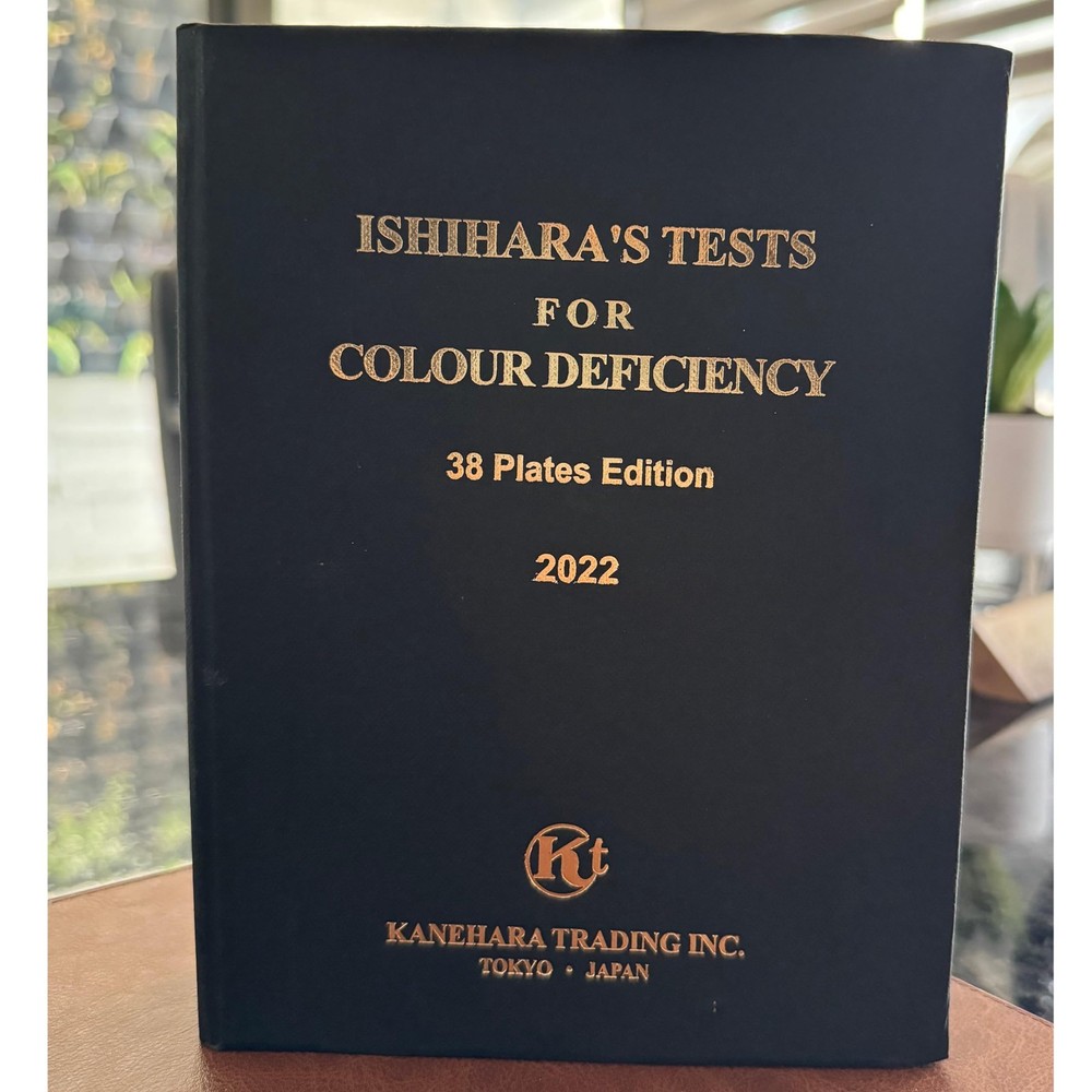 Ishihara Test Chart Books for Color Deficiency 38 Plates with User Manual and…
