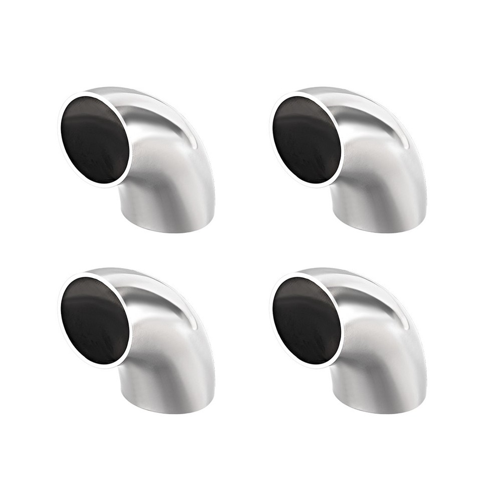 Stainless Steel Pipe Fitting 90 Degree Elbow Butt-Weld 1-1/4″ OD 1.5mm 4pcs