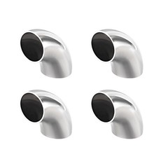 Stainless Steel Pipe Fitting 90 Degree Elbow Butt-Weld 1-1/4″ OD 1.5mm 4pcs