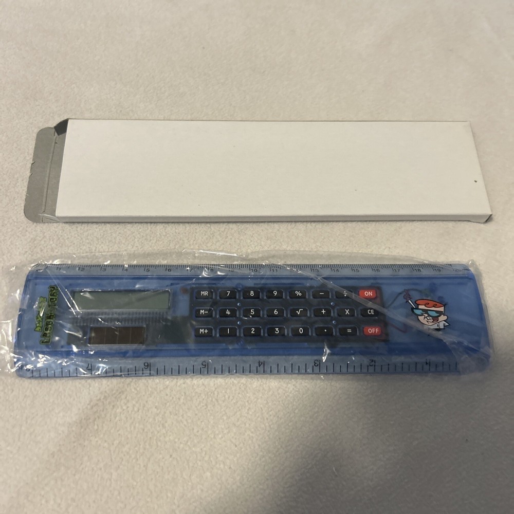 Cartoon Network Dexters Laboratory Calculator Ruler