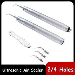 USA Dental Ultrasonic Air Perio Scaler Handpiece Hygienist 2 & 4-Holes 3 Tips CE