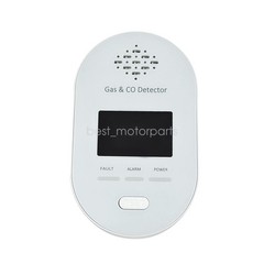 Portable 4-in-1 CO Detector with Smoke & Natural Gas, Plug-in Safety Alarm