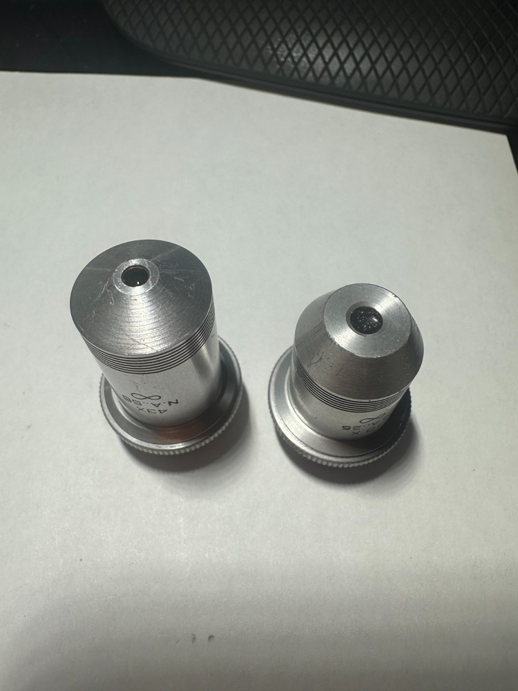 American Optical 43X N.A.55 & 10X N.A..25, Objective Lens USED