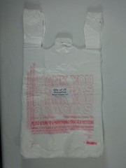 T-Shirt THANK YOU GRACIAS Carry-Out 11.5″ x 6.5″ x 22″ Plastic Bags Carry