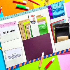 QQ Studio Sample Pack Folder Custom Printing Mylar Style Size Packaging