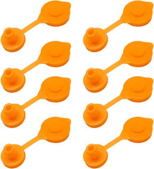 8 Pcs Gas Can Vent Caps, Plastic Fuel Jug Vent Cap Leakproof Spout Cover, Collar