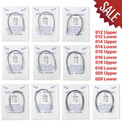 10pcs Dental Orthodontic Niti Heat Activated Arch Wire Round Elastic Ovoid