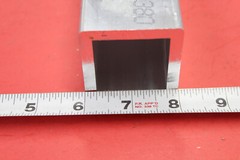 2″x 2″x 1/4″ Wall ALUMINUM SQUARE TUBE 12″ Long 6061 T6 WITH RADIUS EDGE New