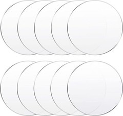 10 Pieces 6 Inch Clear Acrylic Circle Sheet Acrylic round Disc Acrylic Circle