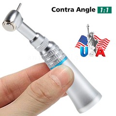 NSK Style Dental Low Speed Handpiece Push Button Contra Angle Fit FG1.6MM Burs