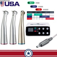 Dental Brushless LED Electric Micro Motor 1:5 Increasing Handpiece For NSK Style