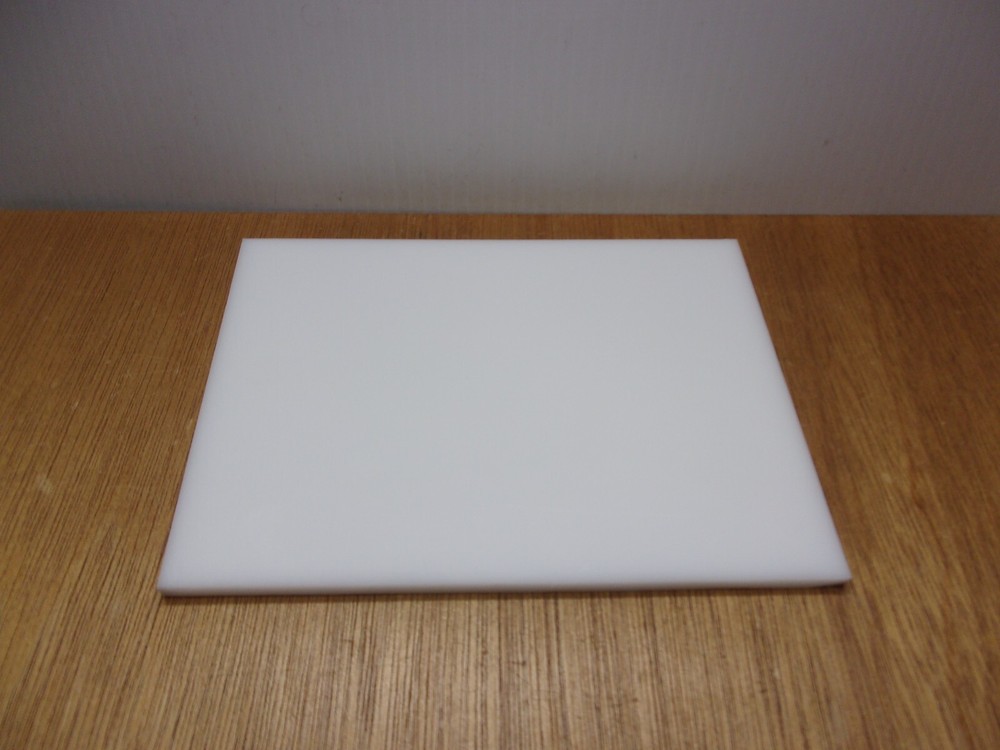 1/4″ Thick X 6″ X 8″ UHMW PE Polyethylene Rectangle Flat Bar Sheet Stock White