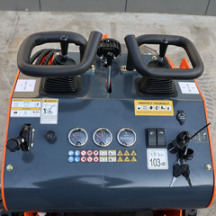 Upgraded Mini Skid Steer 24HP Twin cylinder Tracked Loader Three-stage Pump