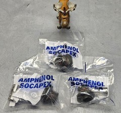 Amphenol USBBFTV71G Connector Adapter USB Type B to USB Type A Lot of 3