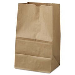 General GK20S500 8.25 x 5.94 x 13.38 #20 Squat Grocery Paper Bags (500/Bndl) New