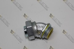 Hubbell, H15041, Conduit Liquidtight Metallic Fitting 45 Degree Angle 1 1/2 Inch