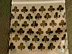 700 SMALL BAGGIES 1515 1.5″ X 1.5″ MINI RESEALABLE DESIGNER BAGS RED DICE