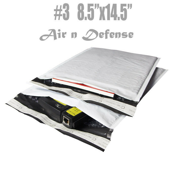 #3 8.5×14.5 Poly Bubble Padded Envelopes Mailing Mailer Shipping Bag AirnDefense