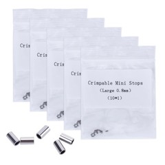 10pcs/Pack Orthodontic Dental Crimpable Hooks Crimpable Mini Stops 0.5mm & 0.8mm