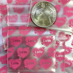 BaggiesSince1987 – 175175 Zip Seal Design Bags PURPLE ALIEN 100 PCS, 👀Details🔽