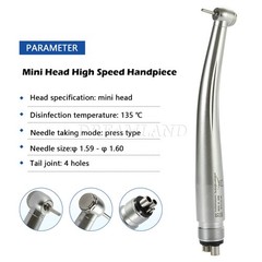 NSK Style Dental Low Speed Handpiece Straight Contra Angle Air Motor 1:1 Attach