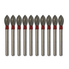 Dental Diamond Burs FG 368/023F Pointed Football Fine Grit For High Speed Bur