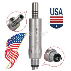 Dental Internal Water Spray Low Speed Air Motor Handpiece 4Hole E-generator LED