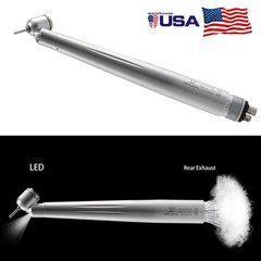Dental 45 Degree Surgical High Speed Handpiece LED E-generator Push Button 4Hole