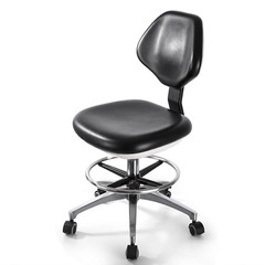 US Adjustable Stool Doctor Chair Hydraulic Rolling for Dental Massage Salon Spa