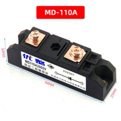MD25A/55A/70A/90A/100A/110A/160A/200A/250A/300A 1600V Anti-Reverse Diode Module