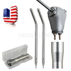 Dental Air Water Spray Triple 3-way Syringe Handpiece w/ 2 pcs Nozzles Tips de