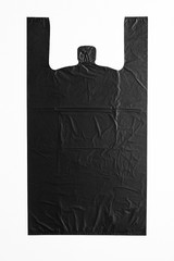 Black Jumbo T-Shirt Bags 17x8x29 0.71 Mil Heavy Duty Grocery Carryout Bags Bulk