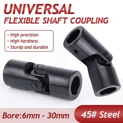 45# Steel Universal Flexible Shaft Coupling Coupler Motor U Joint Connector
