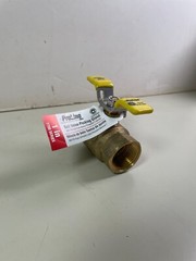 ProLine 1″ Brass Ball Valve 600PSI Full Port T Handle Valve 107-825TNL (8 Pack)